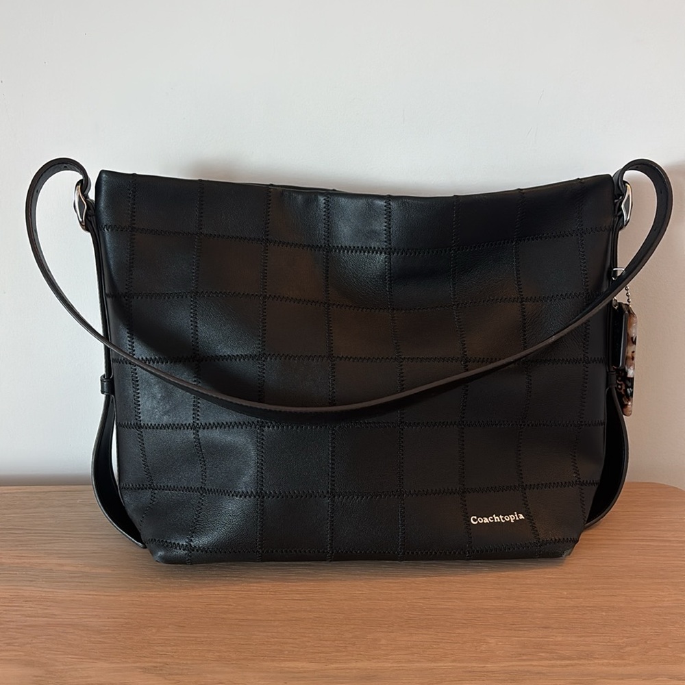 Coachtopia Alter/Ego Hobo Bag In Black Checkerboard - Picture 3 of 16